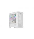 GENESIS Irid 503 Mini Tower Transparente, Blanco