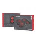 GENESIS Oxid 260 almohadilla fría 43,9 cm (17.3") 1010 RPM Negro, Rojo