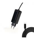 Cargador de portátil tooq tqlc-usbcgan65pd-c usb tipo-c/ 65w/ automático/ voltaje 5-20v/ 1x usb tipo-c