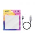 Cable conversor nanocable 10.15.5103/ usb tipo-c macho - hdmi macho/ 3m/ negro