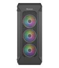 GENESIS Irid 505 ARGB Midi Tower Negro, Transparente