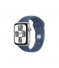 Smartwatch apple watch se gps 44mm silver case blue band