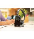 Auriculares poly voyager focus 2 usb - c - c con certificación microsoft teams + adaptador usb - c - a + base de carga