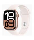 Smartwatch apple watch series 10 gps 42mm rose gold case light blush sport band m - l