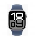 Smartwatch apple watch series 10 gps 42mm silver case denim sport band m - l