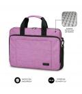 Maletín subblim air padding laptop bag para portátiles hasta 15.6'/ rosa