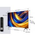 TCL V6B 75V6B Televisor 190,5 cm (75") 4K Ultra HD Smart TV Wifi Titanio