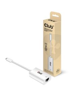 CLUB3D Adaptador USB 3.2 Tipo C RJ-45 Gigabit LAN M/F