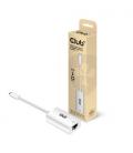 CLUB3D Adaptador USB 3.2 Tipo C RJ-45 Gigabit LAN M/F