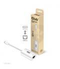CLUB3D Adaptador USB 3.2 Tipo C RJ-45 Gigabit LAN M/F