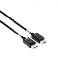 CLUB3D DisplayPort™ 2.1 Cable certificado VESA DP80 bidireccional 4K240Hz, 8K60Hz u 10K60Hz M/M 1.6m/5.25ft