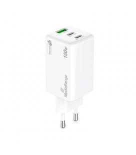 CARGADOR MEDIARANGE TRIPLE USB-A U USB-C 100W