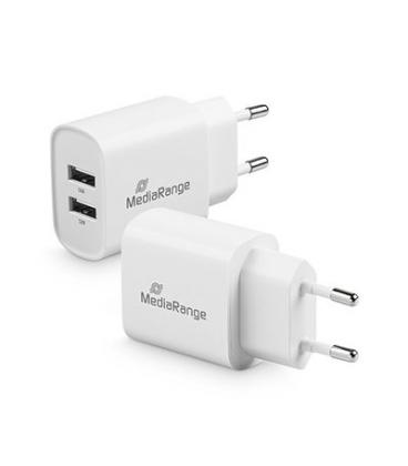 CARGADOR MEDIARANGE DUAL USB-A 12W
