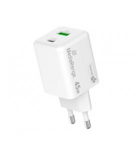 CARGADOR MEDIARANGE DUAL USB-A Y USB-C 45W