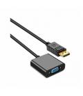 ADAPTADOR UNICO DISPLAYPORT A VGA M/H