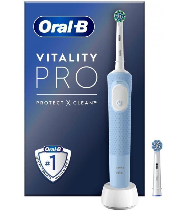 Cepillo dental braun oral-b vitality pro/ incluye recambio/ azul