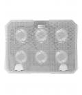 Soporte refrigerante mars gaming mnbc23 para portátiles hasta 16'/ iluminación led