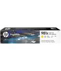 Cartucho tinta hp pagewide enterprise 981x amarillo