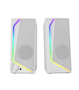 Altavoces mars gaming ms72/ 15w/ 2.0/ blancos