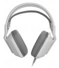 Auriculares gaming con micrófono mars gaming mh-strike/ jack 3.5/ usb/ blancos