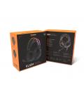 Auriculares micro krom klaim diadema - usb 2xjack 3.5mm - rgb