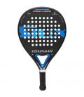 Pala de pádel siux tsunami 5.0 12k/ negra y azul