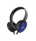 AURICULARES UNICO CON CABLE CON DIADEMA AZUL