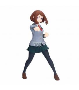 Figura banpresto my hero academia glitter & glamours ochaco uraraka 22cm