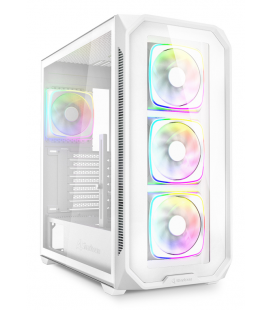 CAJA GAMING SHARKOON AK5G RGB ATX BLANCO 4XVENT 120MM 3XUSB SN FUENTE