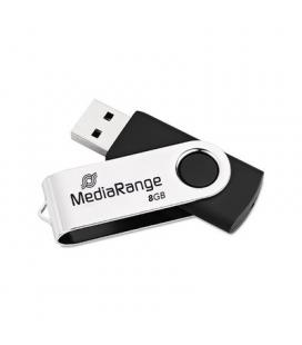 PENDRIVE 8GB USB 2.0 MEDIARANGE SILVER-BLACK