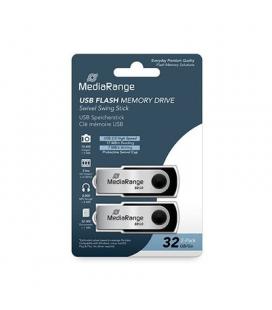 PENDRIVE 32GB USB 2.0 MEDIARANGE 2 PACK