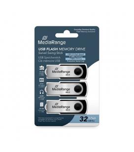 PENDRIVE 32GB USB 2.0 MEDIARANGE 3 PACK