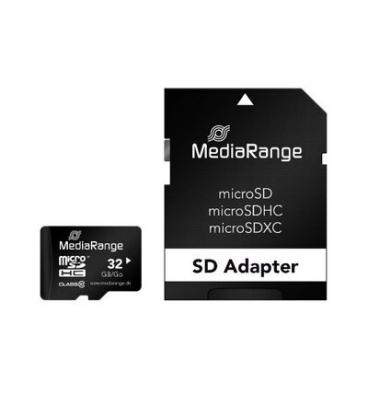 MEM MICRO SDHC 32GB MEDIARANGE + ADAPTADOR SD