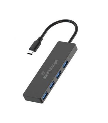 HUB MEDIARANGE USB-C 4XUSB 3.0