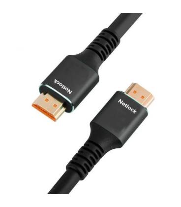 Netlock cable hdmi v2.1 m-m 8k@60hz 48gbps, 10m