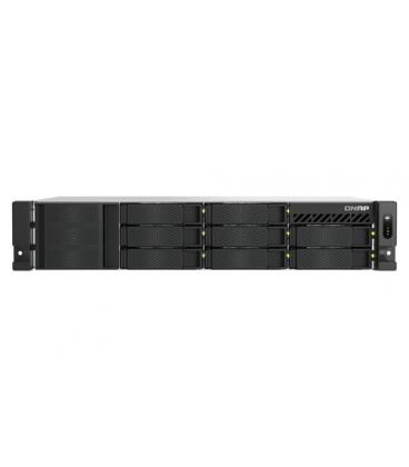 Servidor nas qnap ts - 855eu - rp - 8g 8 bahias 2u rack 8gb gigabit ethernet
