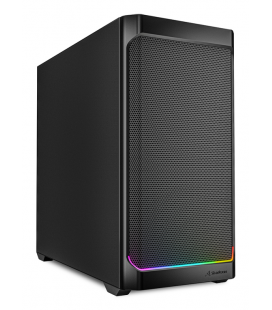 CAJA GAMING SHARKOOM MK4 RGB Strip NEGRO 2XVENT 120MM 3XUSB SN FUENTE