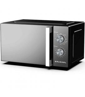 Microondas grunkel mwg-20espejo/ 800w/ capacidad 20l/ función grill/ negro