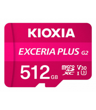 MICRO SD KIOXIA 512GB EXCERIA PLUS G2 UHS-I C10 CON ADAPTADOR