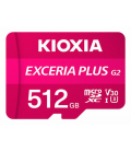 MICRO SD KIOXIA 512GB EXCERIA PLUS G2 UHS-I C10 CON ADAPTADOR