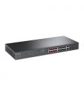 TP-Link TL-SL1218MP switch No administrado Fast Ethernet (10/100) Energía sobre Ethernet (PoE) Negro