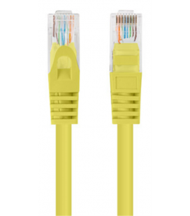 CABLE RED LANBERG LATIGUILLO CAT.6 UTP 7.5M AMARILLO FLUKE PASSED