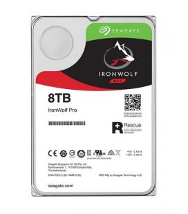 Disco duro interno hdd seagate ironwolf nas st8000vn004 8tb 3.5 pulgadas 7200rpm - 256mb - sata 6gb - s