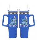 Vaso de viaje termico con pajita paladone disney stitch 900ml