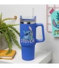 Vaso de viaje termico con pajita paladone disney stitch 900ml