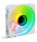 VENTILADOR CAJA SHARKOON MIRROR PWM RGB REVERSE BLANCO