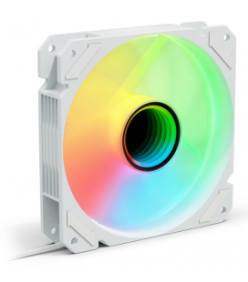 VENTILADOR CAJA SHARKOON SHARK MIRROR PWM RGB BLANCO