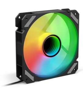 VENTILADOR CAJA SHARKOON MIRROR PWM RGB NEGRO