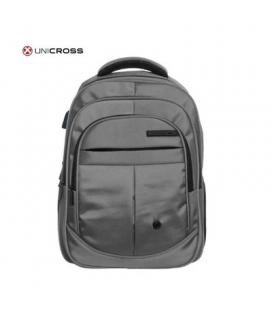 MOCHILA PORTATIL UNICROSS AXION GRIS