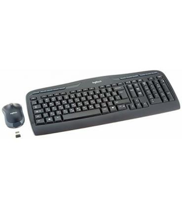 TECLADO+RATON LOGITECH MK330 WIRELESS NEGRO - Imagen 1